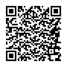 Código QR para número de telefone +16086338897