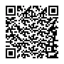 Código QR para número de teléfono +16086613062