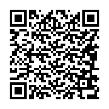 QR-Code für Telefonnummer +16086636132