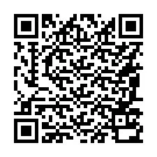 QR код за телефонен номер +16087130754