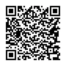 QR-код для номера телефона +16087136127