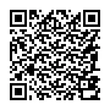 QR-код для номера телефона +16087830144