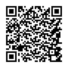 Codice QR per il numero di telefono +16087850271