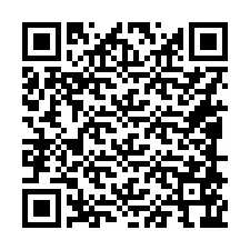 Codice QR per il numero di telefono +16088566199