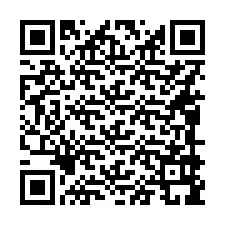 QR код за телефонен номер +16089999952