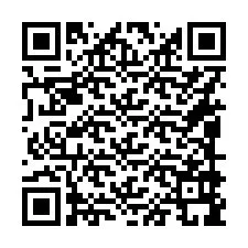 QR код за телефонен номер +16089999961