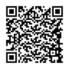 Código QR para número de teléfono +16089999992