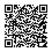 QR-koodi puhelinnumerolle +16092010811