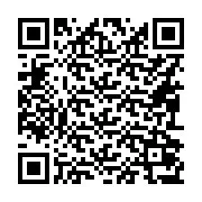 QR Code pour le numéro de téléphone +16092077257