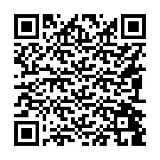 QR kód a telefonszámhoz +16092489784