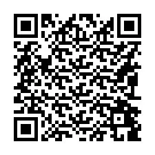 Código QR para número de teléfono +16092489795