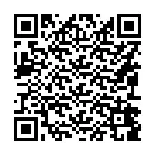 QR kód a telefonszámhoz +16092489805