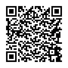 Código QR para número de telefone +16092489895