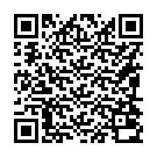 QR-code voor telefoonnummer +16094030191