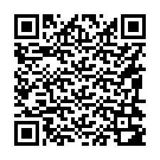 Código QR para número de telefone +16094382050