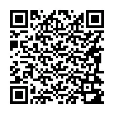 Código QR para número de teléfono +16094382052