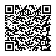 QR-code voor telefoonnummer +16094953100