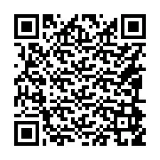 QR код за телефонен номер +16094959039