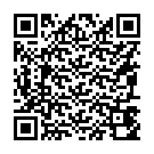 Codice QR per il numero di telefono +16097450040