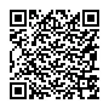 QR-koodi puhelinnumerolle +16097574060