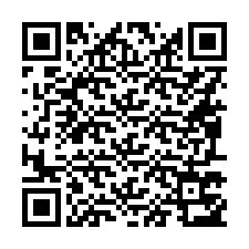 Codice QR per il numero di telefono +16097753456