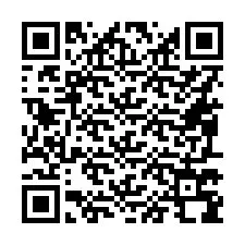 Código QR para número de teléfono +16097798457