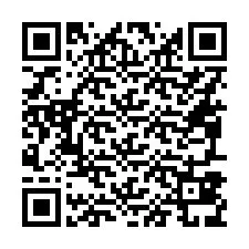 QR код за телефонен номер +16097839003