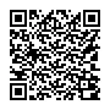 Código QR para número de teléfono +16102000000