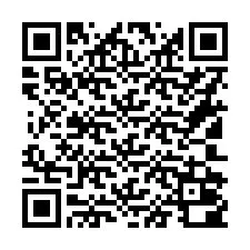 Kode QR untuk nomor Telepon +16102000001