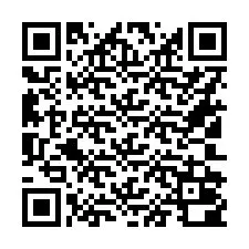 Código QR para número de teléfono +16102000003