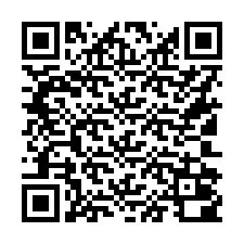 Código QR para número de teléfono +16102000004