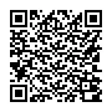 QR код за телефонен номер +16102000006