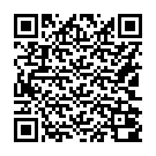 QR-code voor telefoonnummer +16102000025