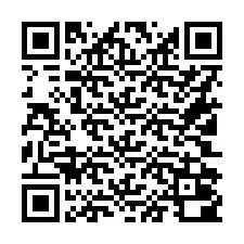 QR код за телефонен номер +16102000029