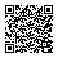 QR-code voor telefoonnummer +16102000048