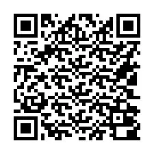 Codice QR per il numero di telefono +16102000063