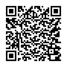 QR-code voor telefoonnummer +16102000078