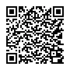 QR Code pour le numéro de téléphone +16102000098