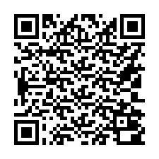 QR-code voor telefoonnummer +16102000103