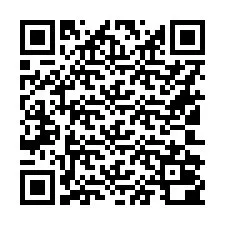 QR-koodi puhelinnumerolle +16102000106