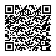 Código QR para número de teléfono +16102000107