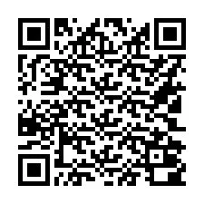 QR Code pour le numéro de téléphone +16102000123