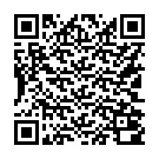 Código QR para número de teléfono +16102000124