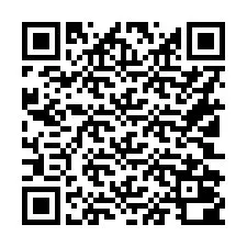 Codice QR per il numero di telefono +16102000129