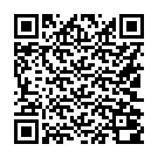 QR-koodi puhelinnumerolle +16102000136