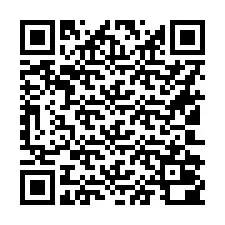 QR-код для номера телефона +16102000142