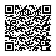 QR-code voor telefoonnummer +16102000148