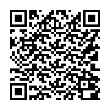 QR-koodi puhelinnumerolle +16102000218