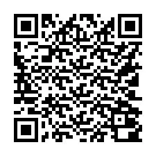 QR-код для номера телефона +16102000398