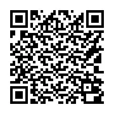 Código QR para número de teléfono +16102000401